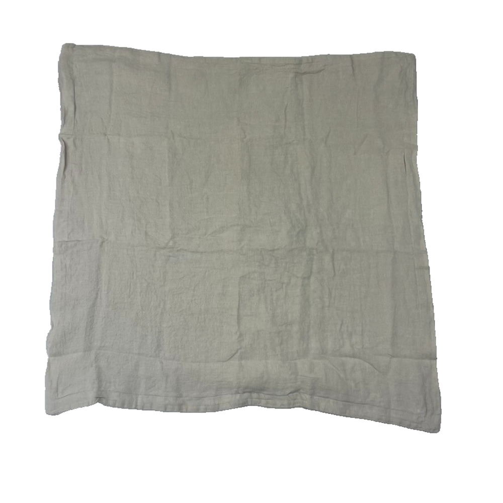 PARACHUTE 100% Linen Euro Pillow Sham 28'' x27" Beige